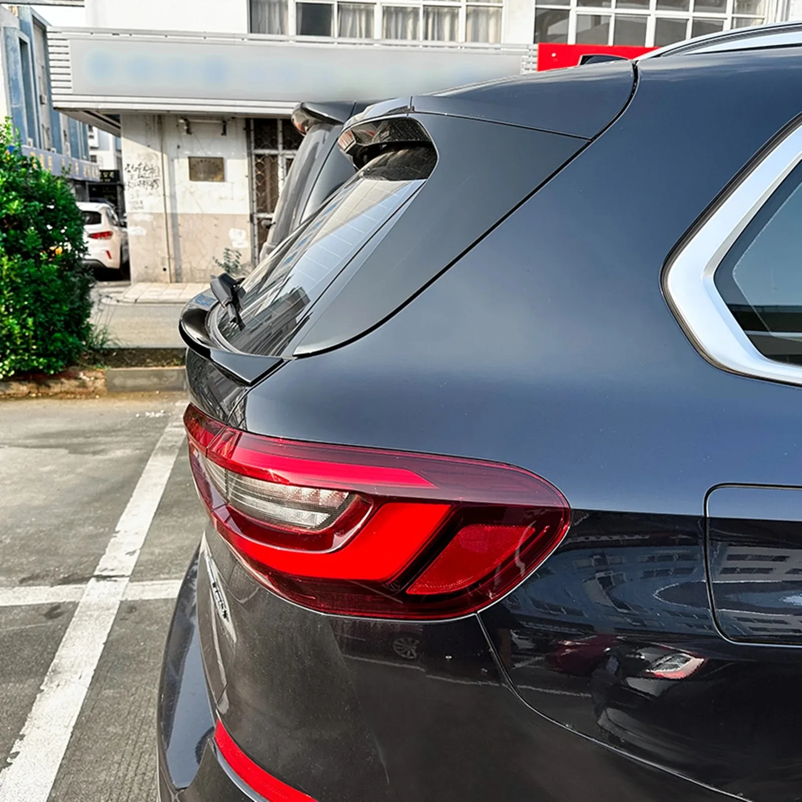 Для BMW X5 G05 2019 2020 2021 2022 2023 2024 задний спойлер багажника среднее крыло губа из