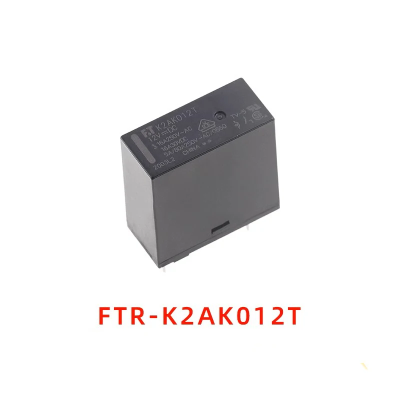 

FTR- K2AK005T K2AK012T K2AK024T Силовое реле 12 В 16 А 250 В переменного тока 4-контактное нормально разомкнутое