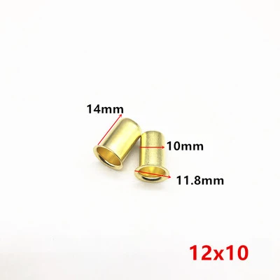 

10 шт., 4 мм, 6 мм, 8 мм, 10 мм, 12 мм, 14 мм, 16 мм, 18 мм, латунная втулка масляной трубки, подходит для нейлоновой трубки для компрессионной втулки, фитинг для труб