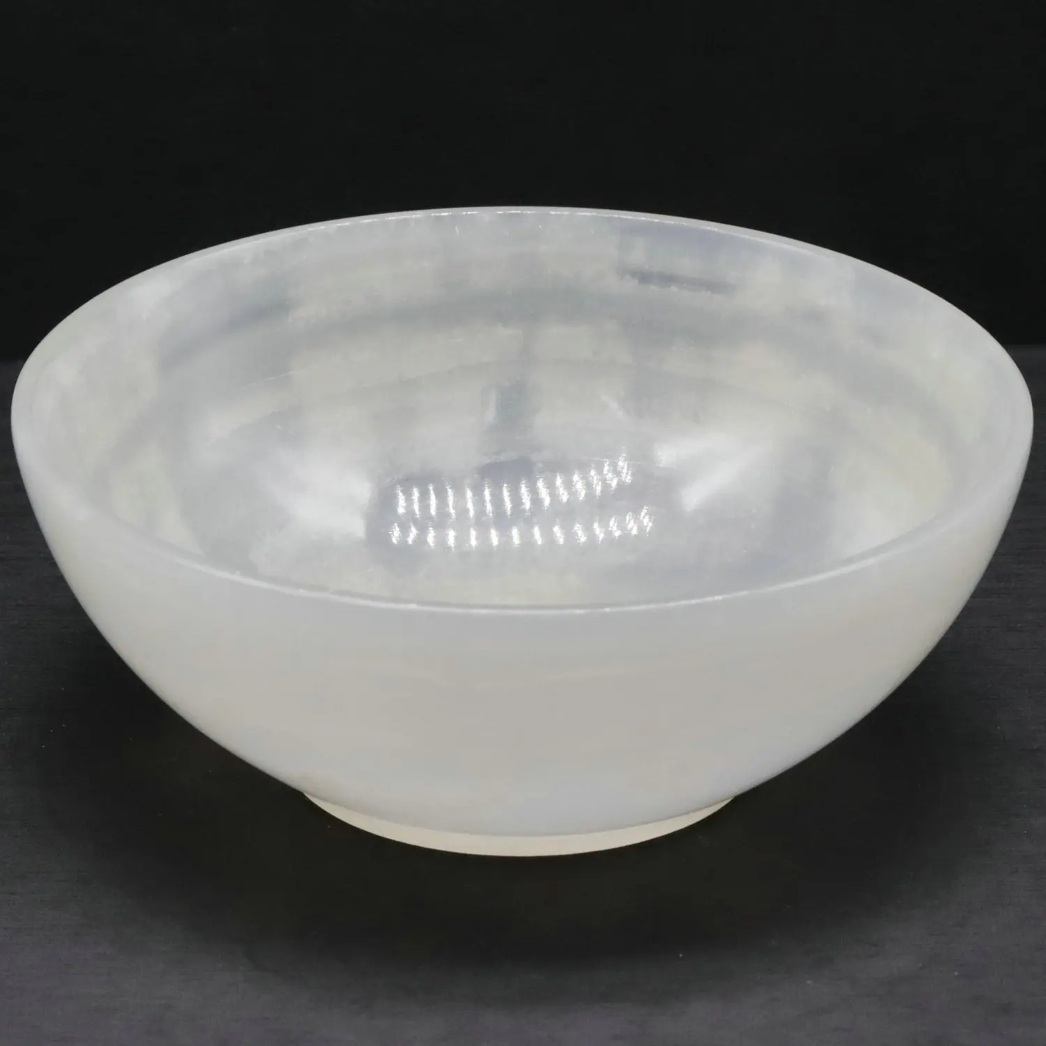 

Natural Afghanistan jade Bowl Crystal Stone Plate Vinegar Seasoning Dish Sauce Salt Snack Kitchen Ornaments