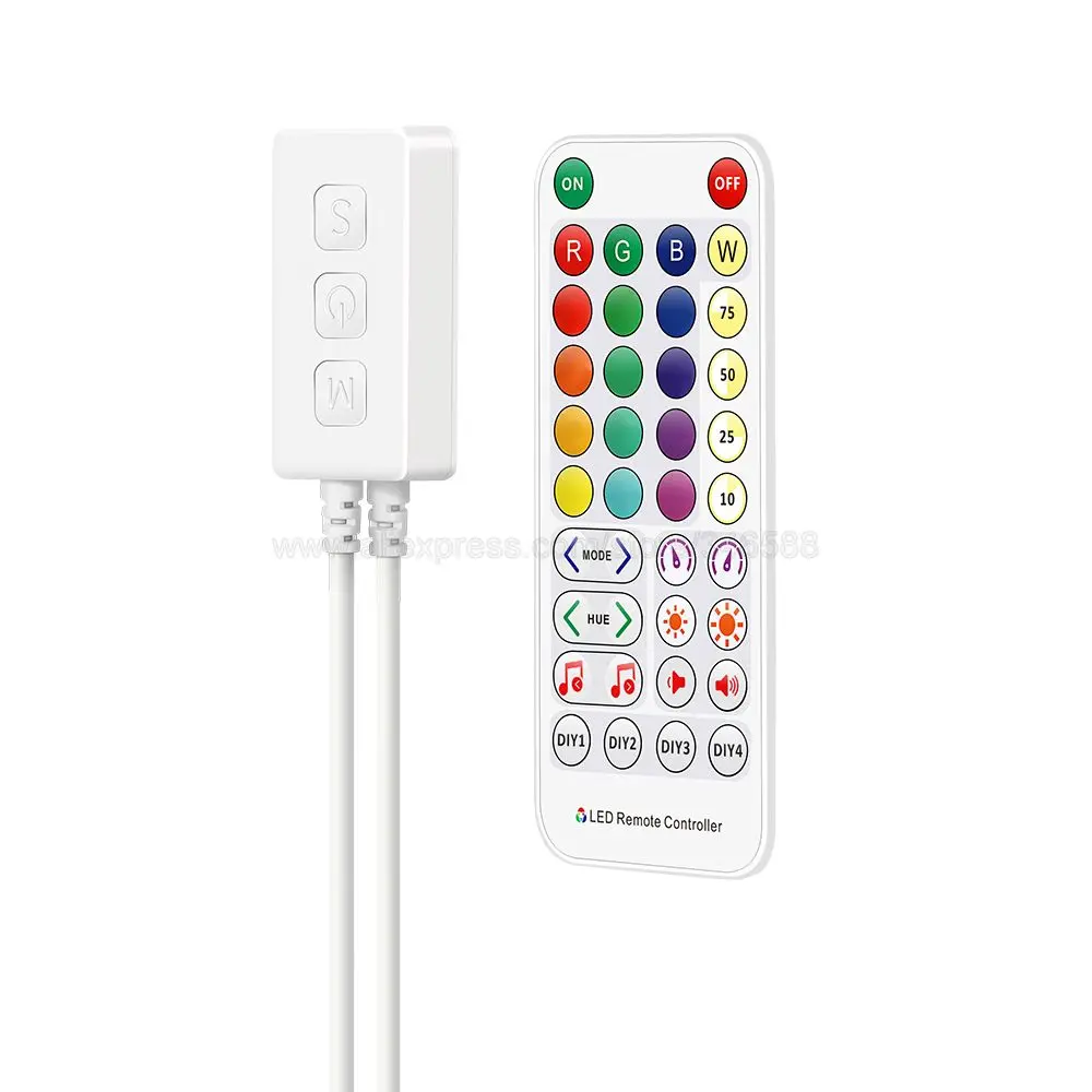 RGB/SP613E RGBW 3CH 4CH Bluetooth-совместимый светодиодный музыкальный контроллер с ИК-пультом