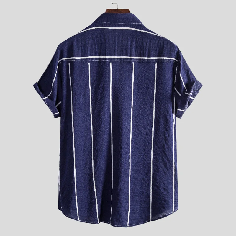 Summer Mens Hawaiian Shirt Patchwork Print Shirts Short Sleeve Button Shirts Beach Wear Mens Top Casual Men Clothing Camisas