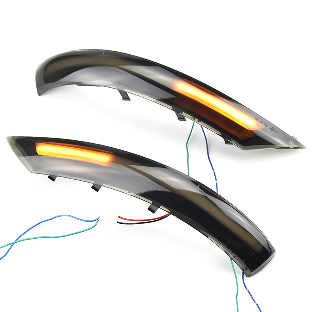 

2pcs For VW Volkswagen Touareg I MK1 7L 2007 2008 2009 2010 Car Dynamic Turn Signal Lamp Side Mirror Sequential LED Light