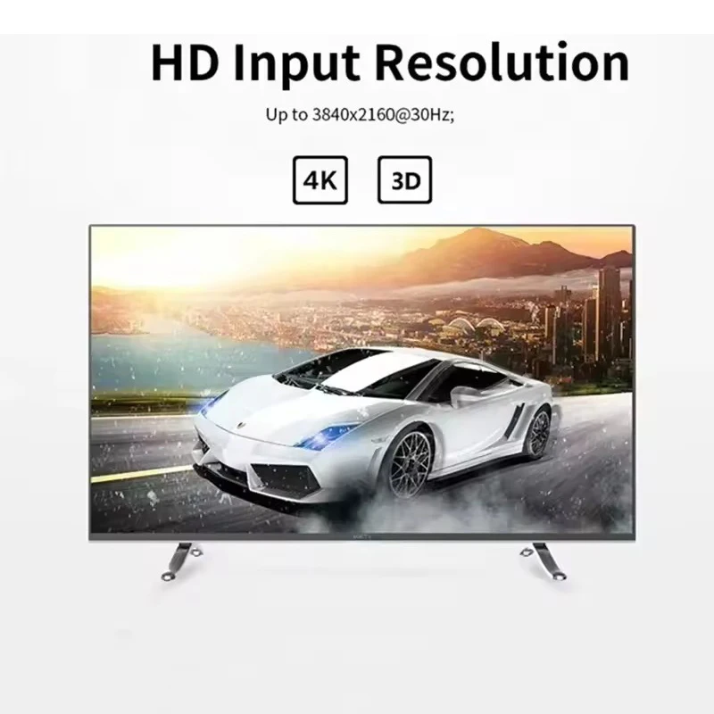 4K 3D 5.1-канальный аудиоэкстрактор-декодер RCA HDMI, видеоконвертер для PS4, Xbox, DVD, ноутбуков, ПК, подключения к телевизору, монитору, аудиосистеме (art.: 3920daa59ae53) - 3920daa59ae53