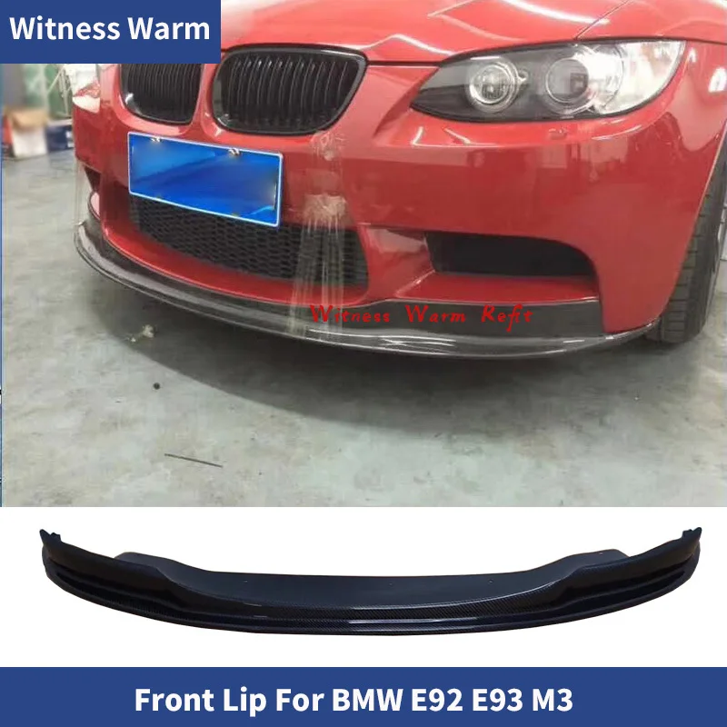 Передний бампер спойлер разветвители для Bmw 3 серии E92 M3 защита подбородка на