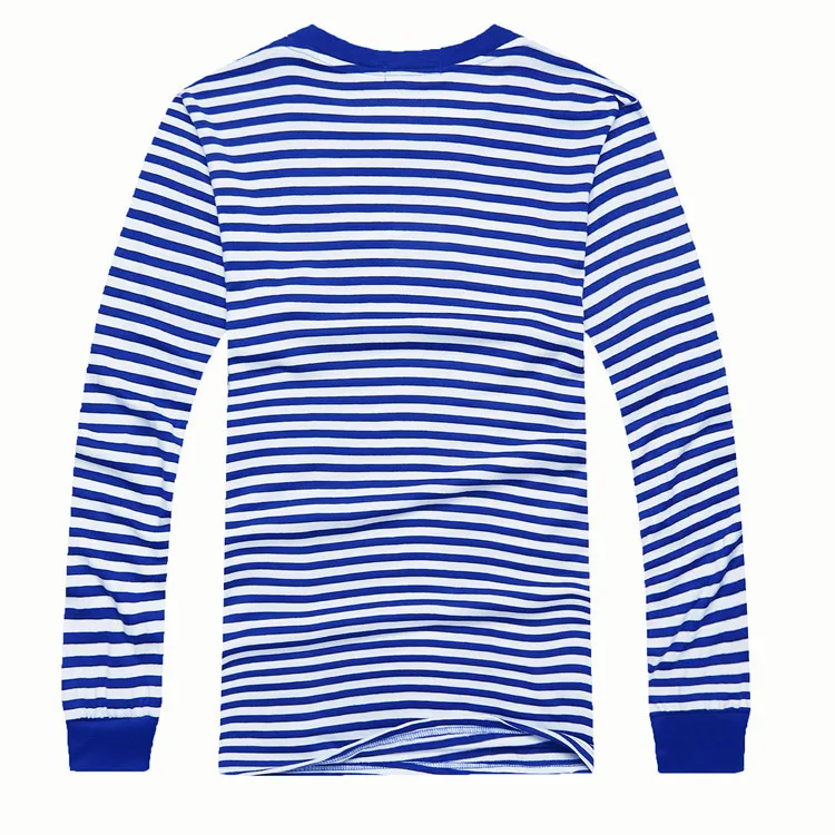 Детская футболка с длинными рукавами мужская полосатая толстовка круглым