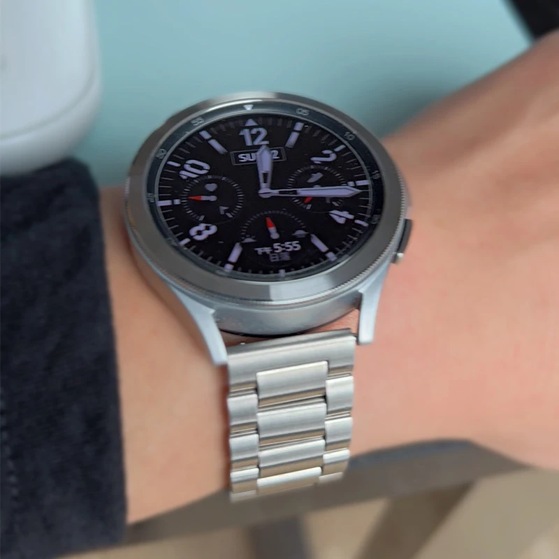 Metal Watchband For HUAWEI WATCH GT 2 GT2 46mm 42mm Band Bracelet for HONOR Magic ES Watch 20mm 22mm Stainless Steel Watchband