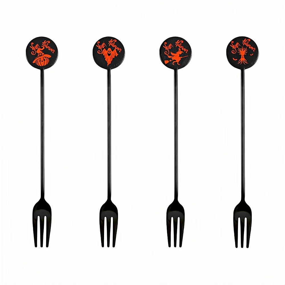 Hello Halloween Креативный Набор Посуды Из Нержавеющей Стали 304 - Дьявол Ведьма Тыква