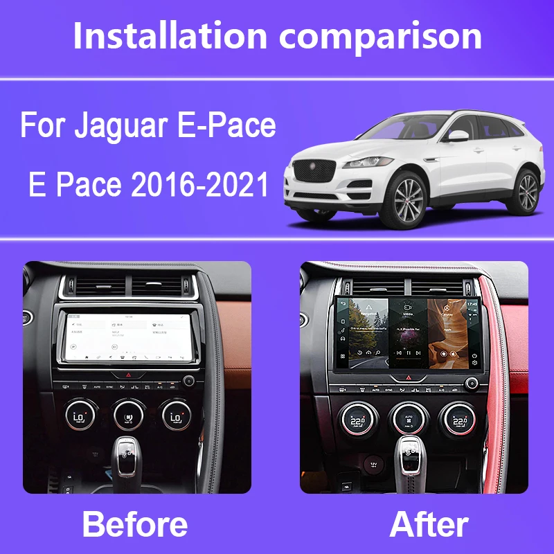 Автомагнитола для Jaguar E-Pace E Pace 2016-2019 мультимедийный видеоплеер навигация стерео