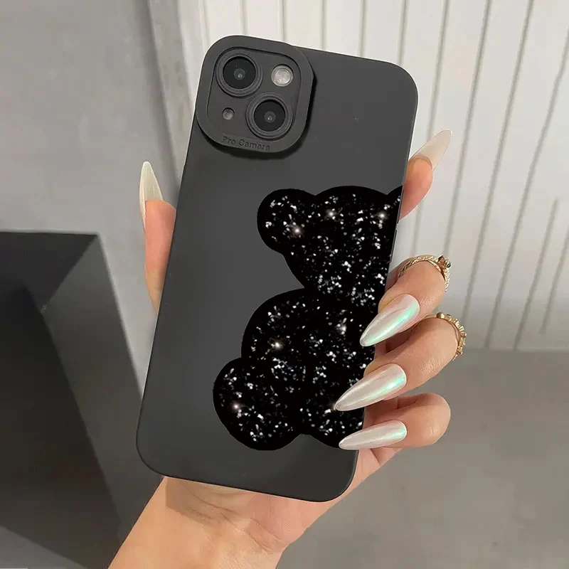 Фото Полноэкранный чехол с цветочным рисунком медведя для Huawei P30 P40 Mate 20 Pro Nova 7i 7SE Honor 20 50 9X Y 7A 9 Prime 2019 Силиконовый №1
