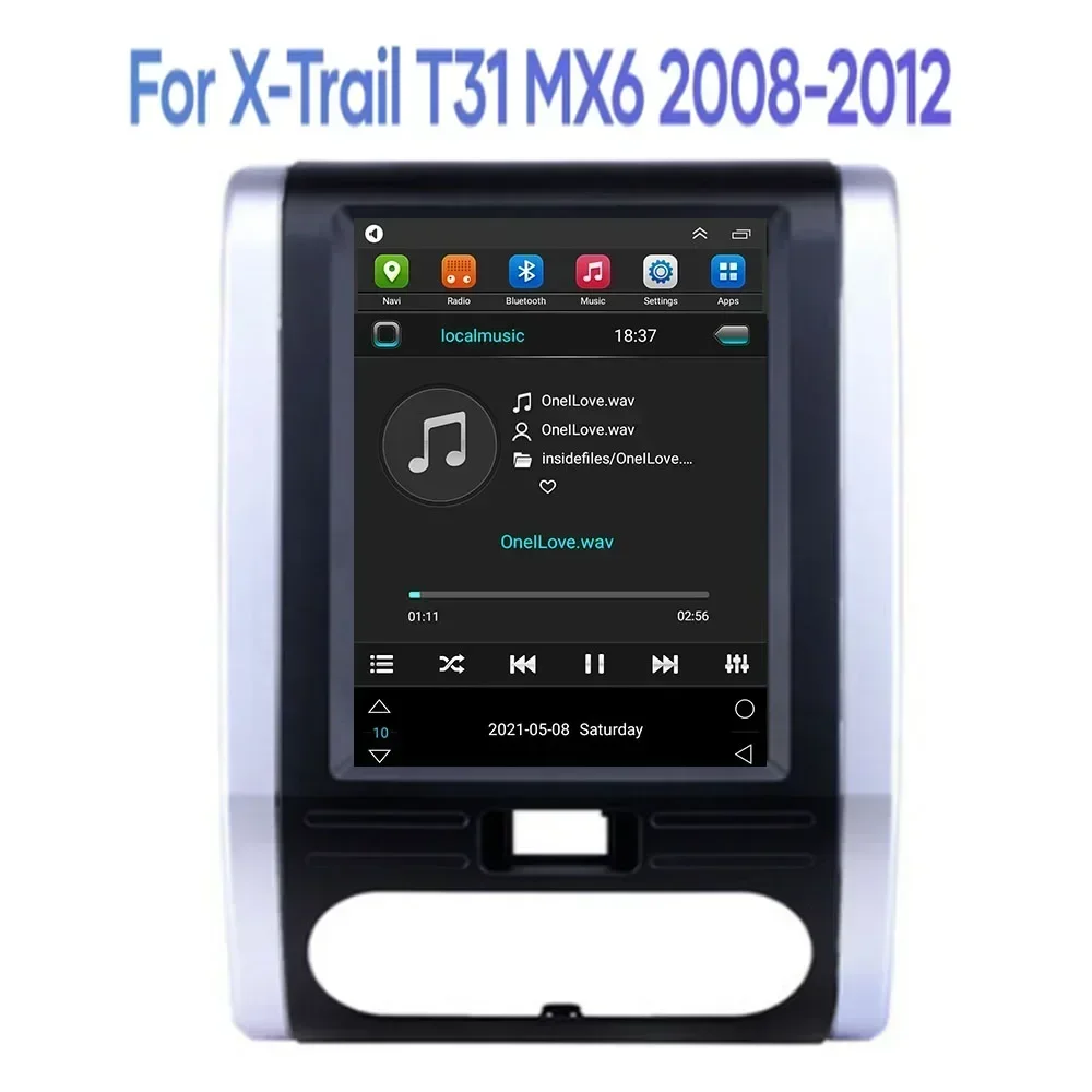 Автомобильный радиоприемник Tesla Style 2 Din Android 13 для Nissan X-Trail T31 MX6 2008-2012, мультимедийный видеоплеер, GPS, стерео, RDS Carplay (art.: 3920ca6fc0110) - 3920ca6fc0110