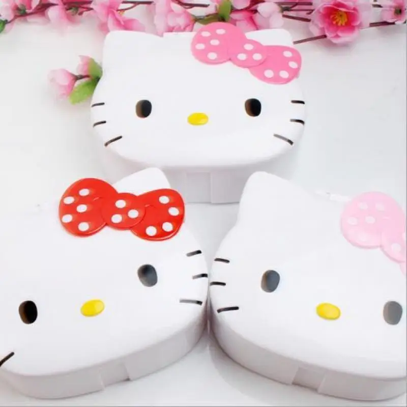 

Kawaii Cartoon Cute Mirror Box Girl Jewelry Storage Box Hellokitty Sanrios Creative Gifts Toys for Girls