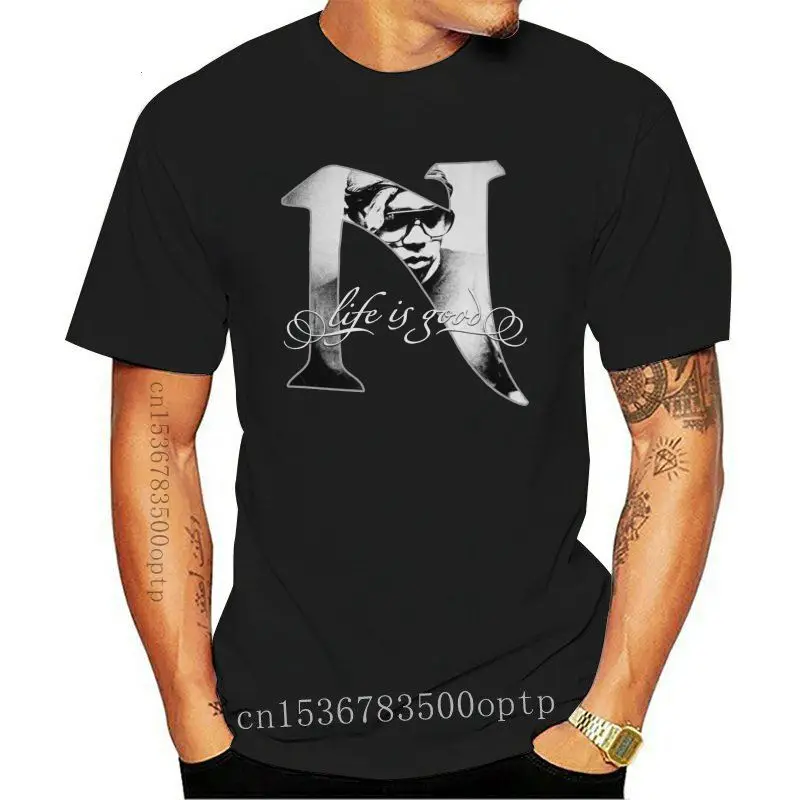 

Mens Clothes Authentic NAS Nasir Bin Olu Dara Jones Posterized T-Shirt S M L XL XXL