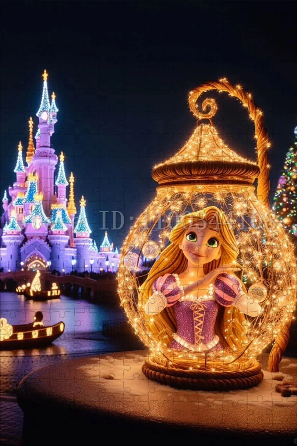 Пазлы Принцессы Disney для детей подарок Белоснежка Русалка Золушка замок