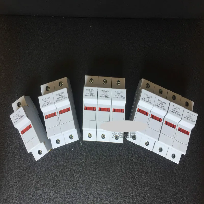 RT18-63X 4P новый тип направляющей плавкого предохранителя с индикатором светильник