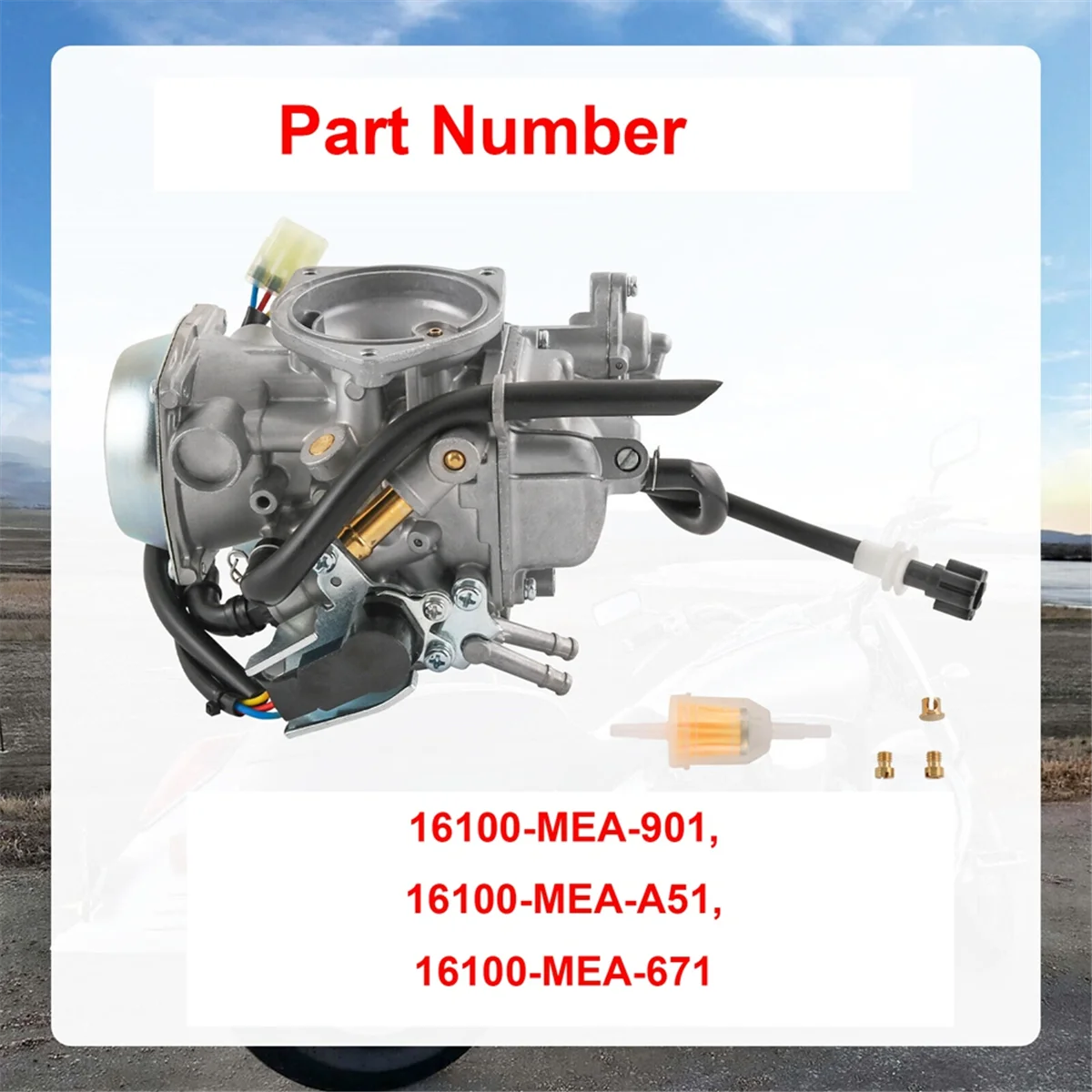 Карбюратор для Honda VTX1300 VTX1300C 16100-MEA-901 16100-MEA-A51 16100-MEA-671