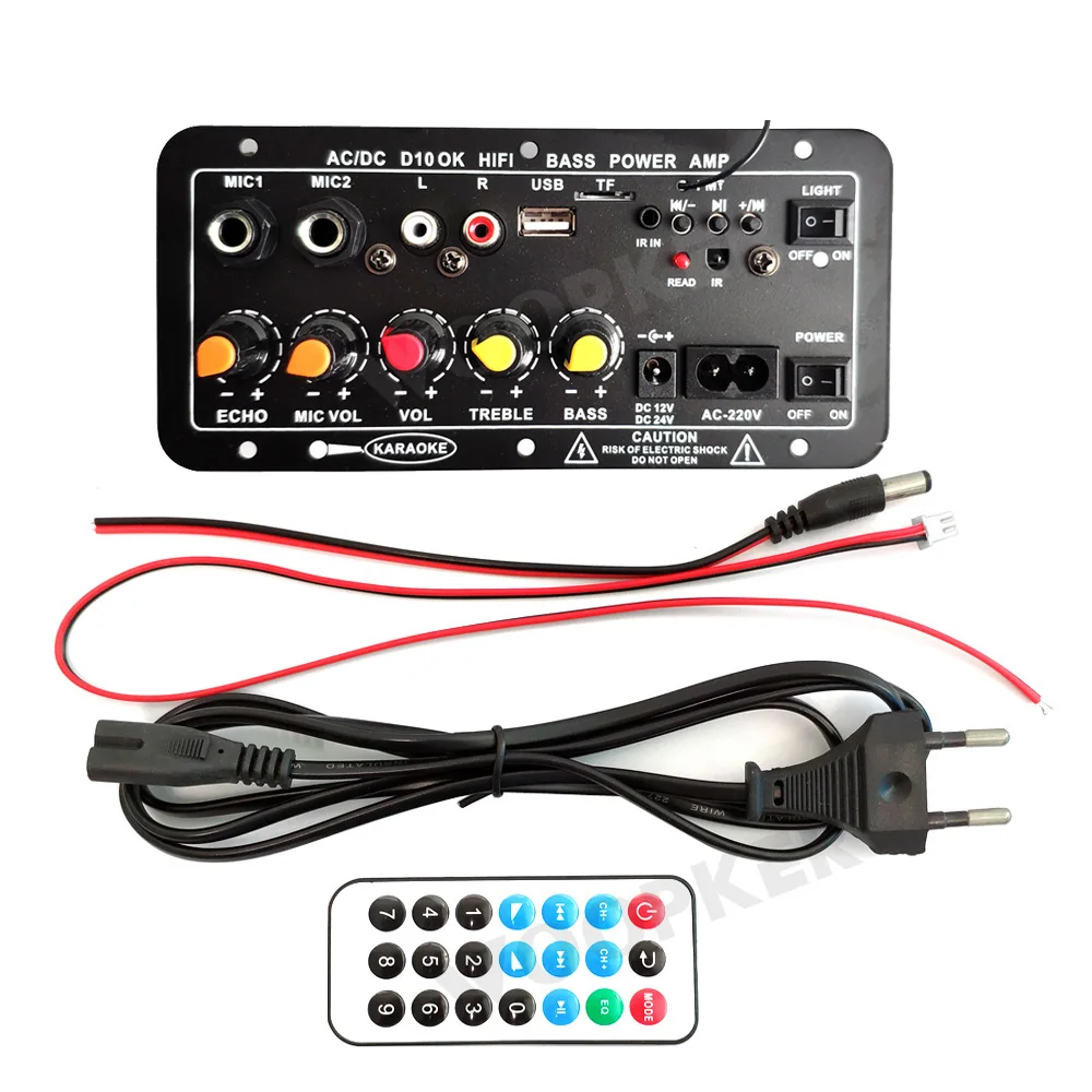 Cena Woopker Płyta Wzmacniacza Bluetooth AUX TF Karta USB 30-120W Dla 4 Ohm 40W Głośnik 110V 220V 12V 24V Moduł Wzmacniacza Audio Dla Subwoofera