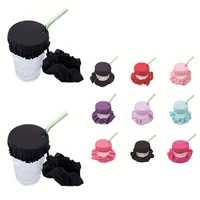 cup cover hair tie for women girls club party drink safety cup cover hidden hair scrunchies hair accessories
