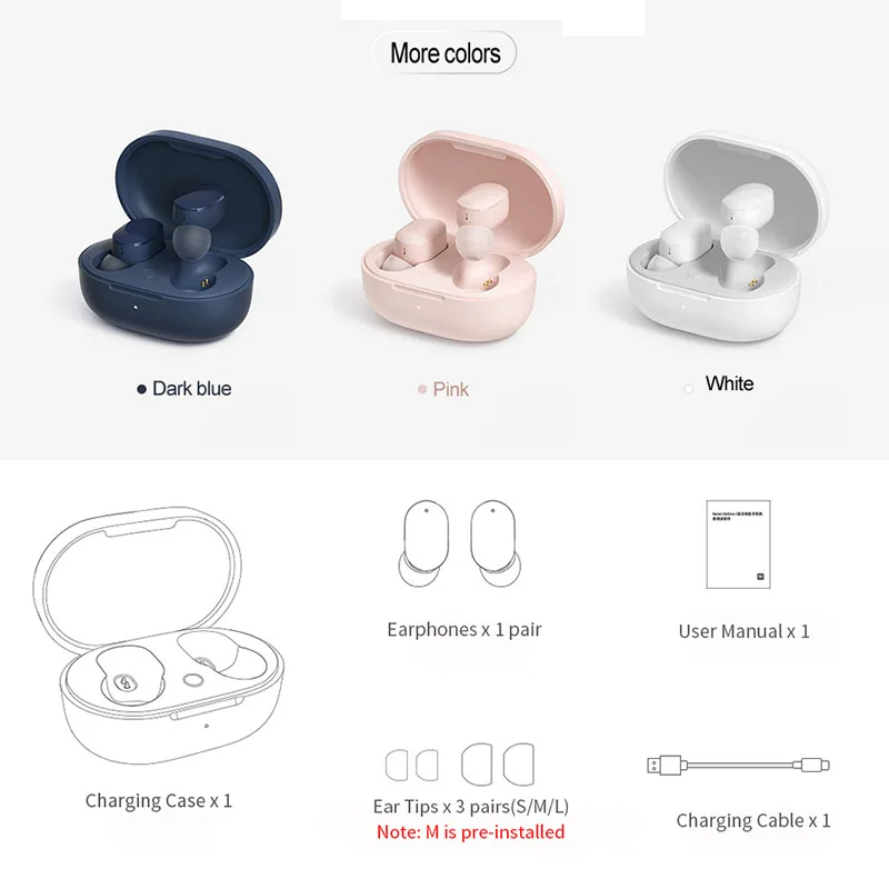 10/20/50PCS Wholesale Xiaomi Redmi AirDots 3 Apt-X Adaptive Earphone TWS Wireless Bluetooth Headphone Stereo Earbuds Headset |