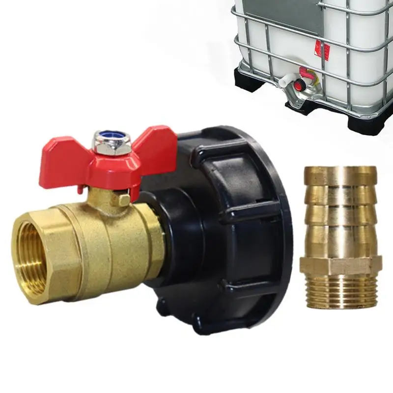 

Brass Switch Ball Valve Ton Barrel Brass Switch Ball Valve Garden Hose Connector Replace Valve Parts For Irrigation Water Mains