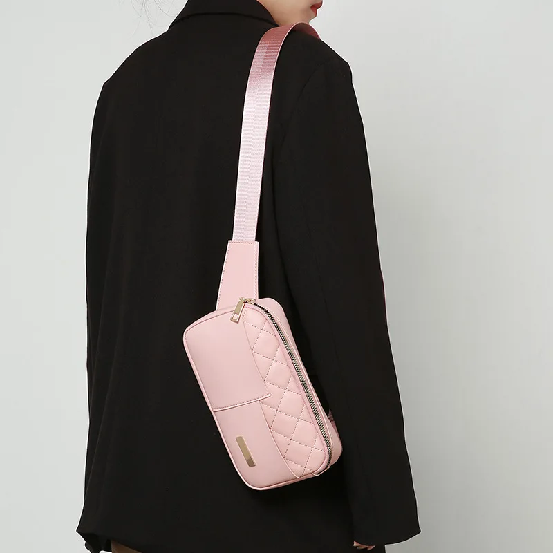 

Винтажная нагрудная сумка из искусственной кожи для женщин, дизайнерские Роскошные уличные спортивные дорожные сумочки для бега