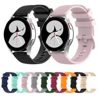 22mm 20mm silicone strap for samsung galaxy watch 3 active 2 huawei watch gtgt2 sports smart watch wristband for amazfit gtr