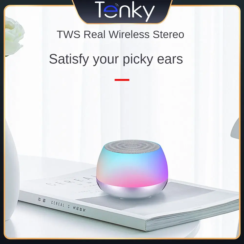 

Wireless Sound Box Mini Speaker Subwoofer Speaker Led Lights For Outdoor Portable Small Speaker New Player High Volume