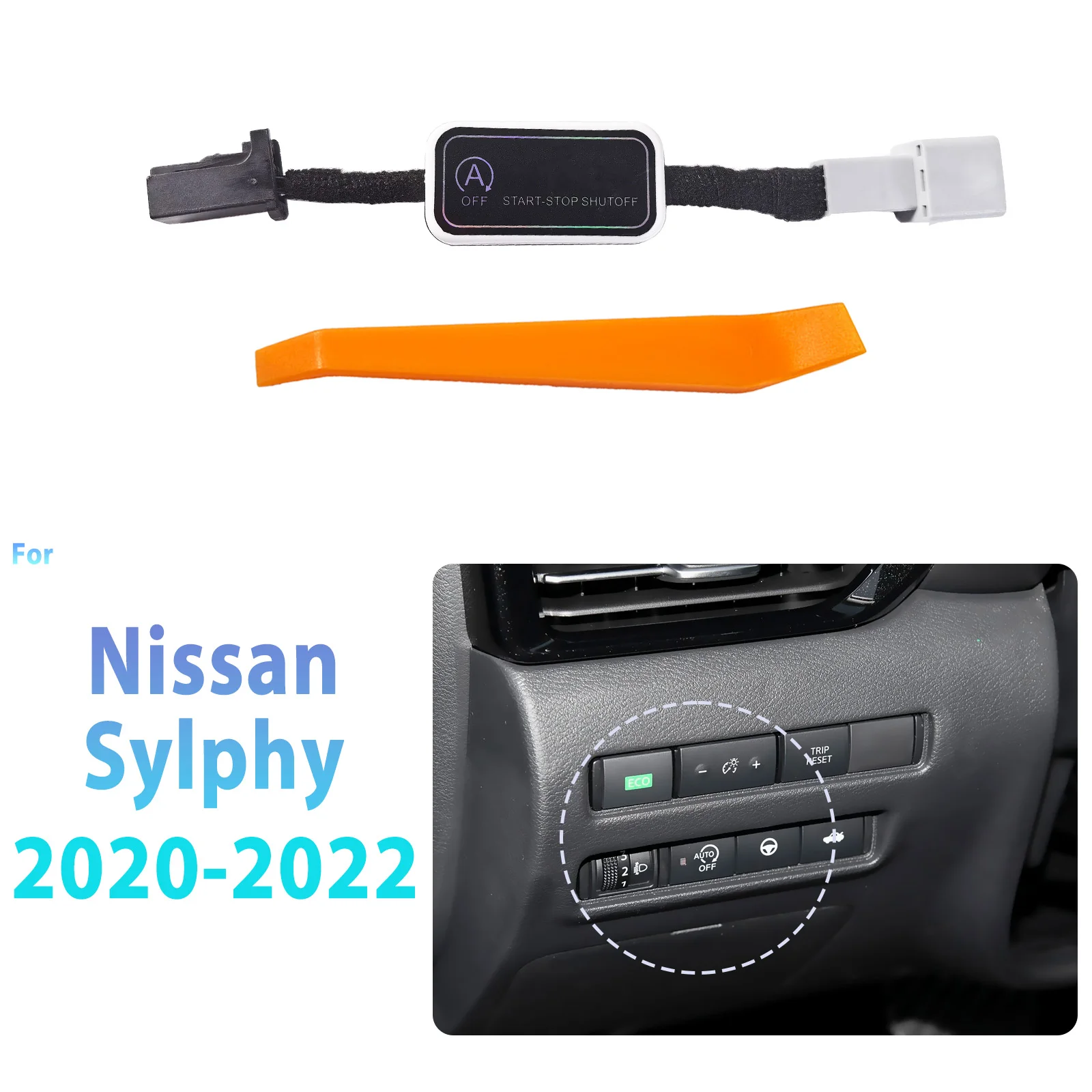 Фото Для Nissan Sylphy MK14 2020 2021 2022, автоматический стоп-запуск двигателя, модуль памяти, автомобильный автоматический переключатель запуска и остановки №1
