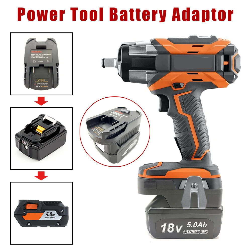Адаптер для литий-ионного аккумулятора Makita 18 в преобразователь инструмента AEG