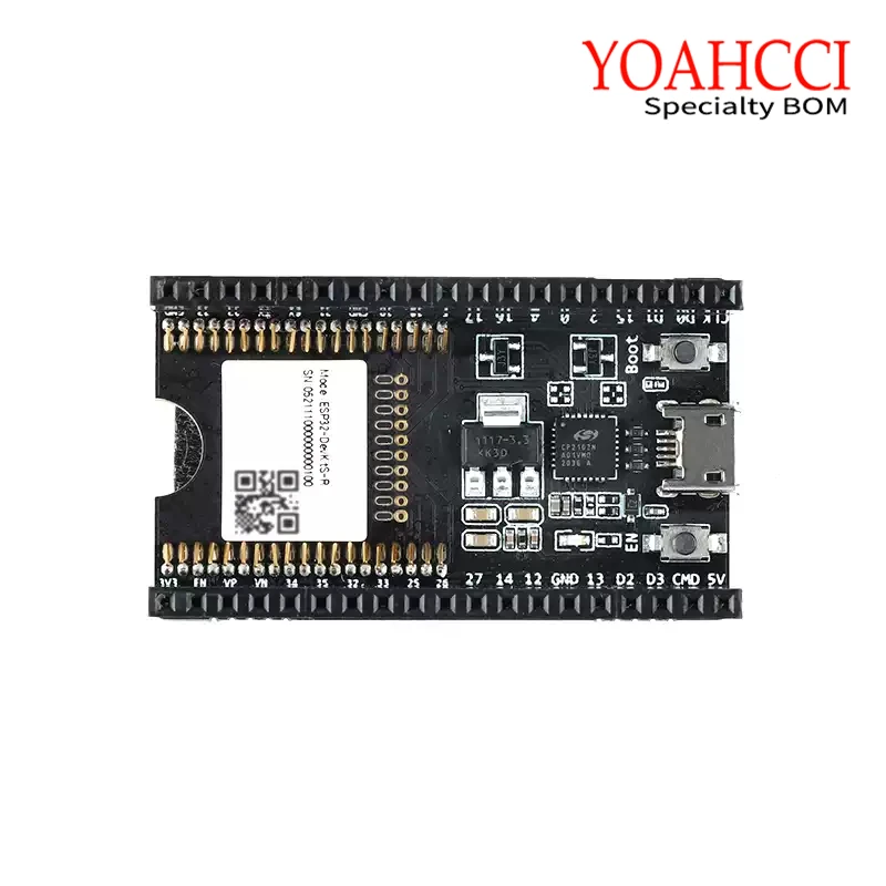 Фото Плата разработки ESP32-DevKit-S/R поддерживает горение нескольких серий модулей ESP32 без пайки. №1