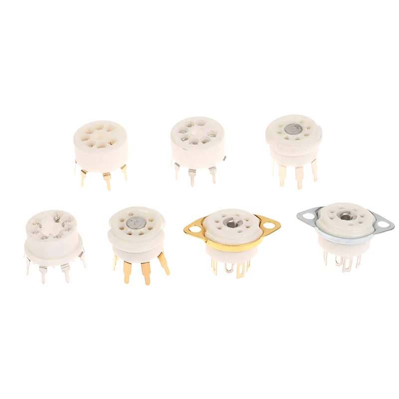 6AQ5 EAA91 6J1 6J2 6X4 6Z4 ламповая розетка позолоченная для 7-контактного B7G лампового