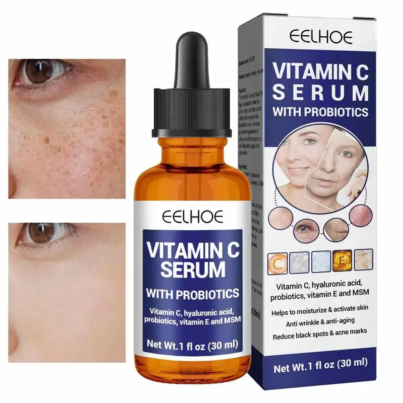 

Vitamin C Serums Facial Essence For Fine Lines 30ml Wrinkles Spot Remover Anti Age Essence Pore Reducer For Women Face Skin Care