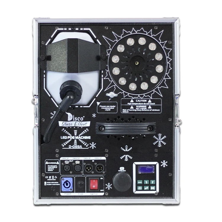 

Upside down 1500W LED dmx smoke fog machine for dj lighting