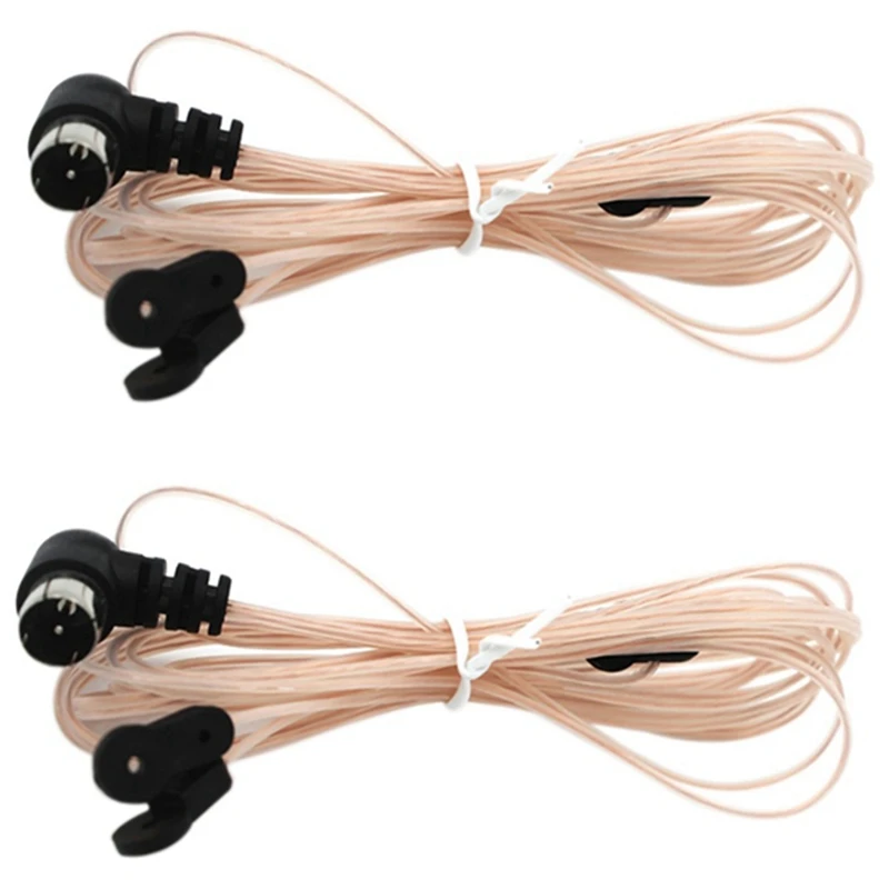 

2X FM Broadcast Antenna 75 Ohm Dipole Indoor T Antenna Aerial Male F-Type Connector Transmitting FM Antenna
