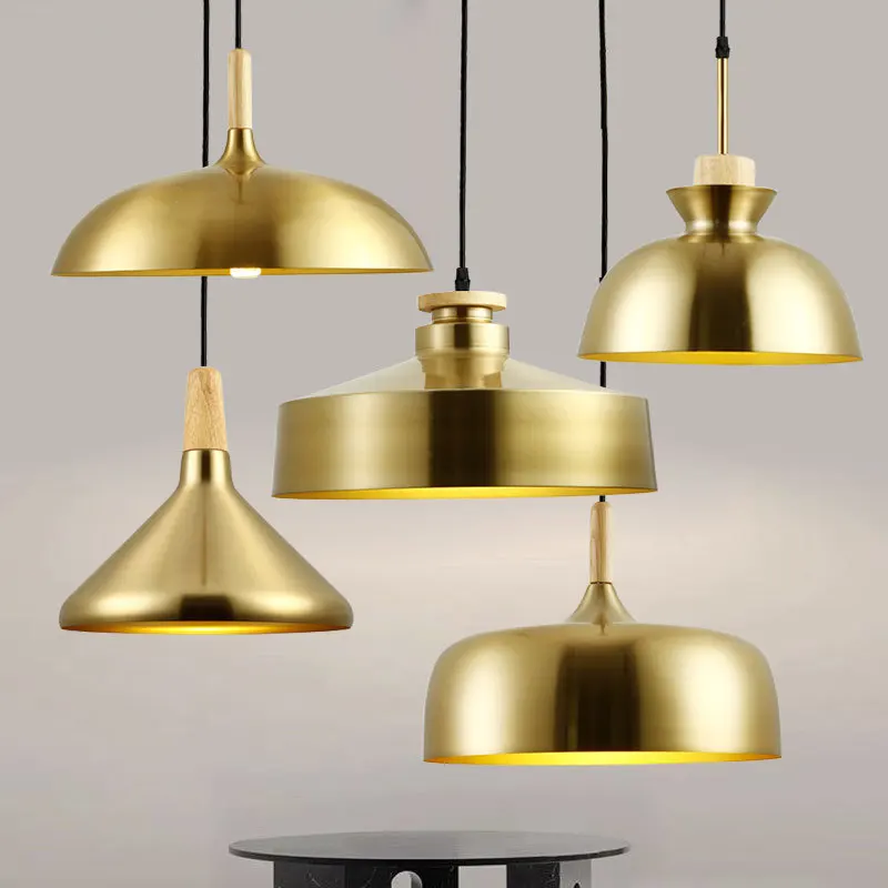 

Retro Copper Gold Iron Electroplating Chandelier Nordic Creative Industrial Storm Lantern Hot Pot Restaurant Restaurant Lamps