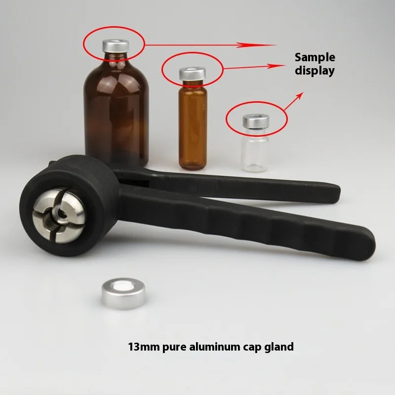 

Уплотнитель для стеклянных бутылок, ручной щипцы для флаконов, ручные плоскогубцы для обжима откидных крышек 13 мм/15 мм/20 мм для алюминиевых пластиковых колпачков