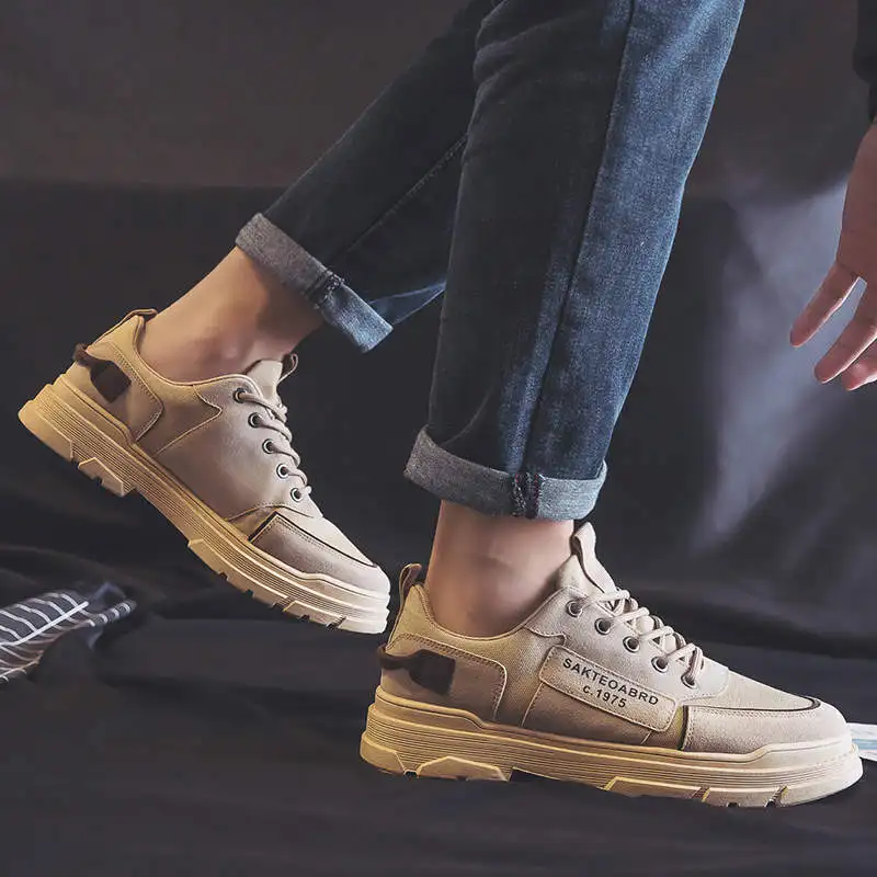 

Massive White Sneakers Man No-Leather Casual Non Leather Casual Shoes Teegager Men's Winter Shoes 2021 Net Mocassin Man Tennis