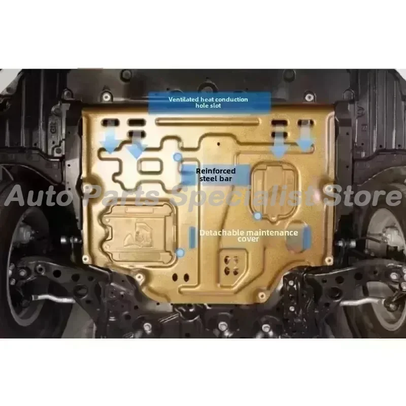 Высокое качество черная защита двигателя брызговик панель брызговика для Toyota