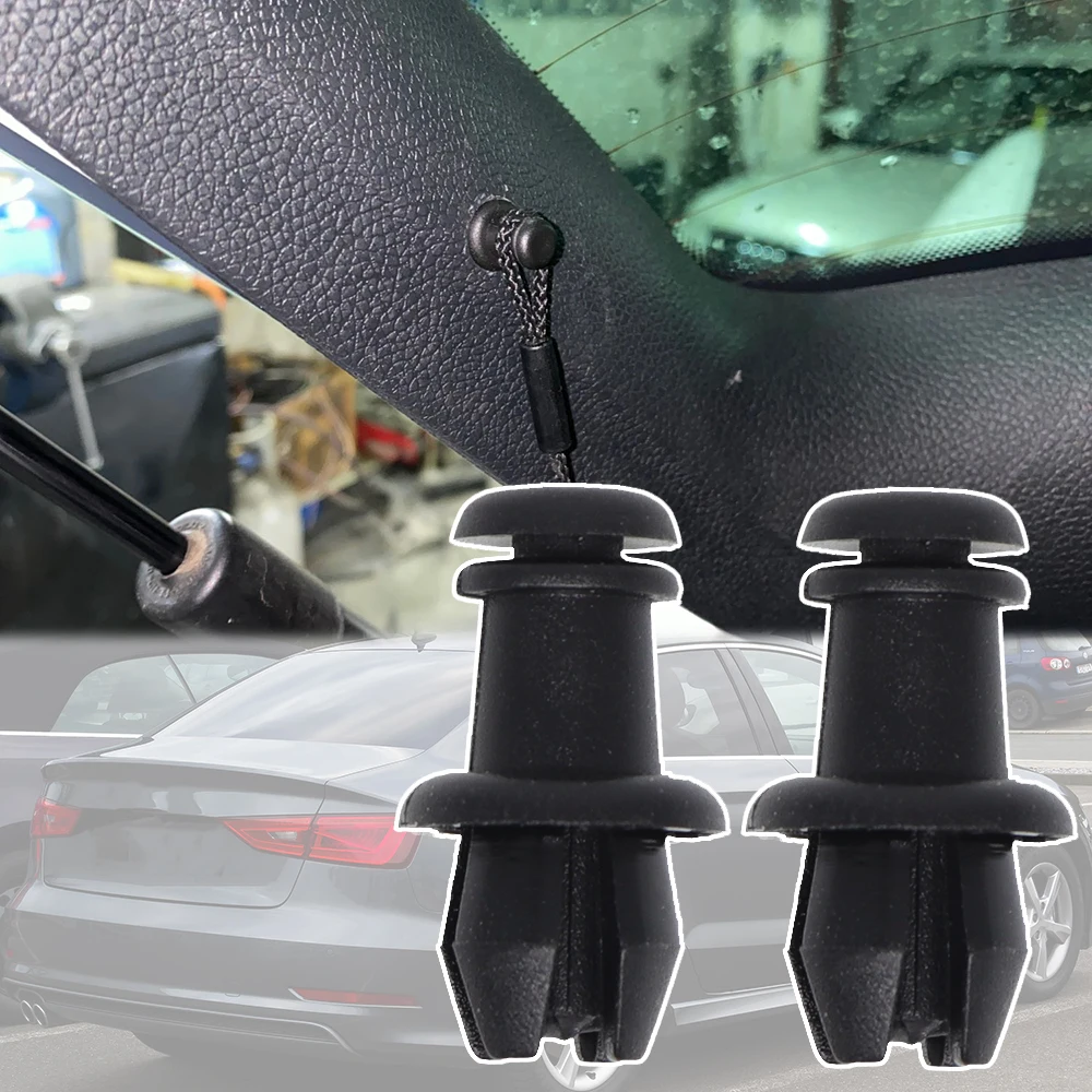 

For Audi A3 8V/8P 2003 2004 2005 2006 2007 - 2020 Car Parcel Shelf String Holder Rivet Hanger Rear Trunk Cargo Clips Replacement
