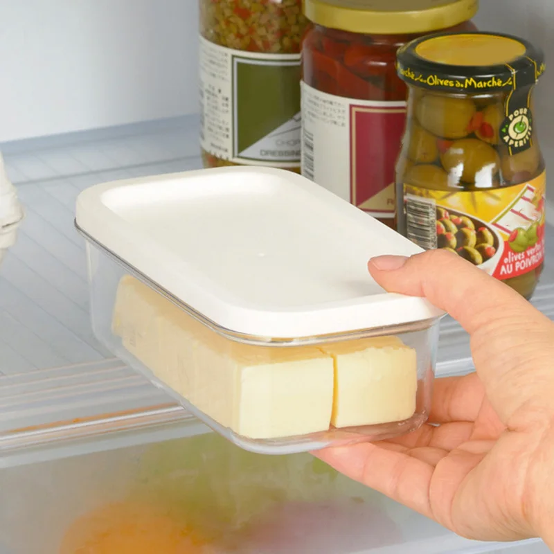 

2 in 1 Butter Slicer Saver Keeper Case Butter Container Storage with Lid 2 In 1 Butter Slicer Butter Container Storage Butter