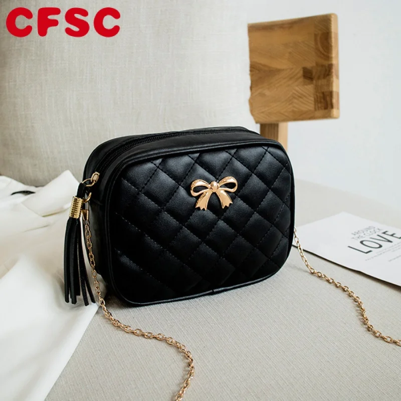 

Tassel Small Messenger Bag For Women 2022 Trend Lingge Embroidery Camera Female Shoulder Bag Fashion Chain Ladies Crossbody Bags