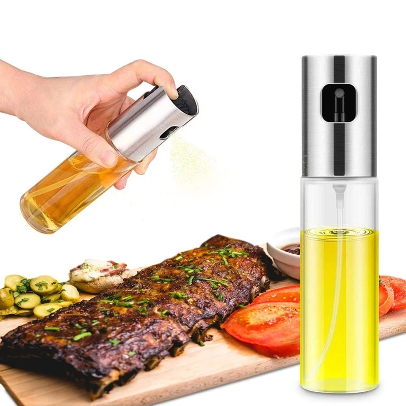 

Olive Oil Sprayer Bottle Pump Glass Bottles Leak-proof Oil Dispenser BBQ Sprayer Bottle Cooking Salad Tool Kitchen Accessories