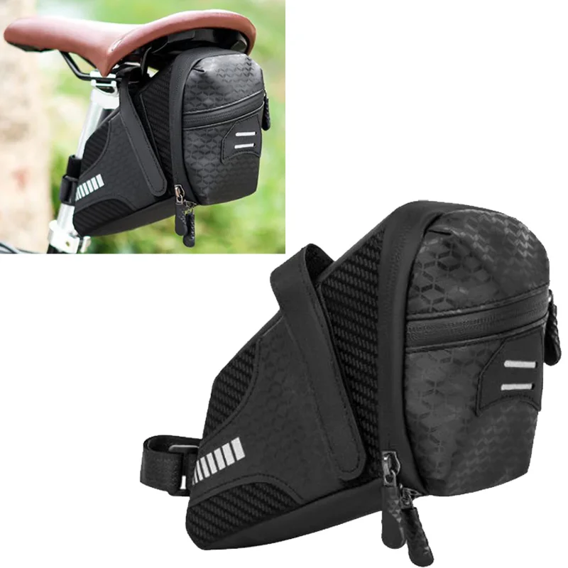 Сумки для велосипедного сиденья большая вместимость управляемый светильник BYO