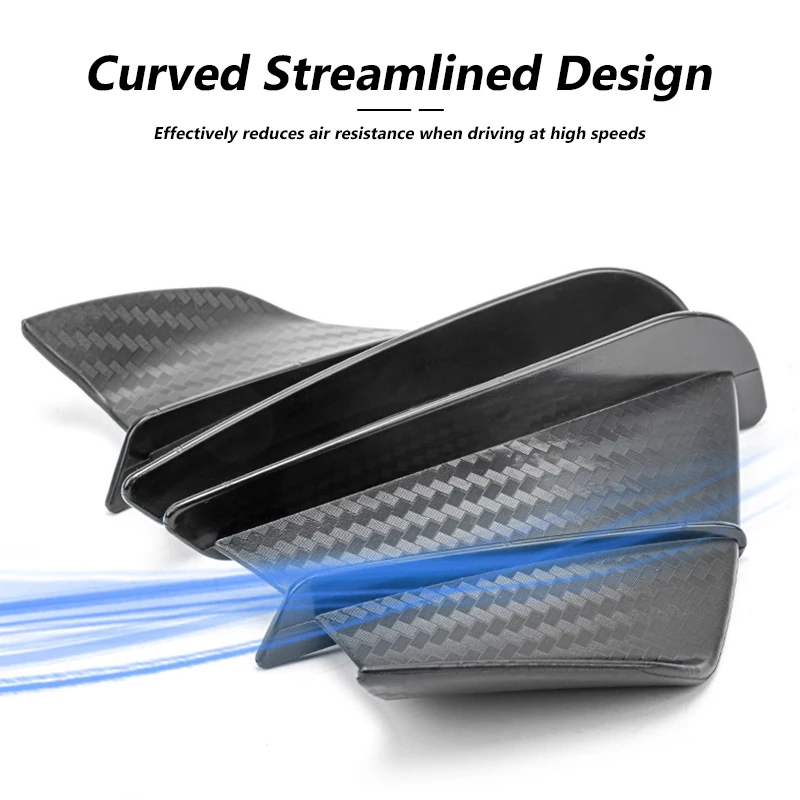 Universal Motorcycle Spoiler Wing Aerodynamic Winglet for Yamaha YZF R1 R6 R25 R7 R3 BMW S 1000 RR/R Honda CBR600RR