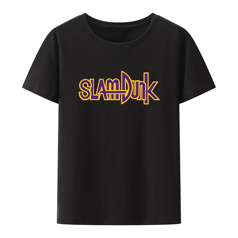 Хлопковая футболка с японским принтом Слэм-Данк популярная хипстерская рубашка
