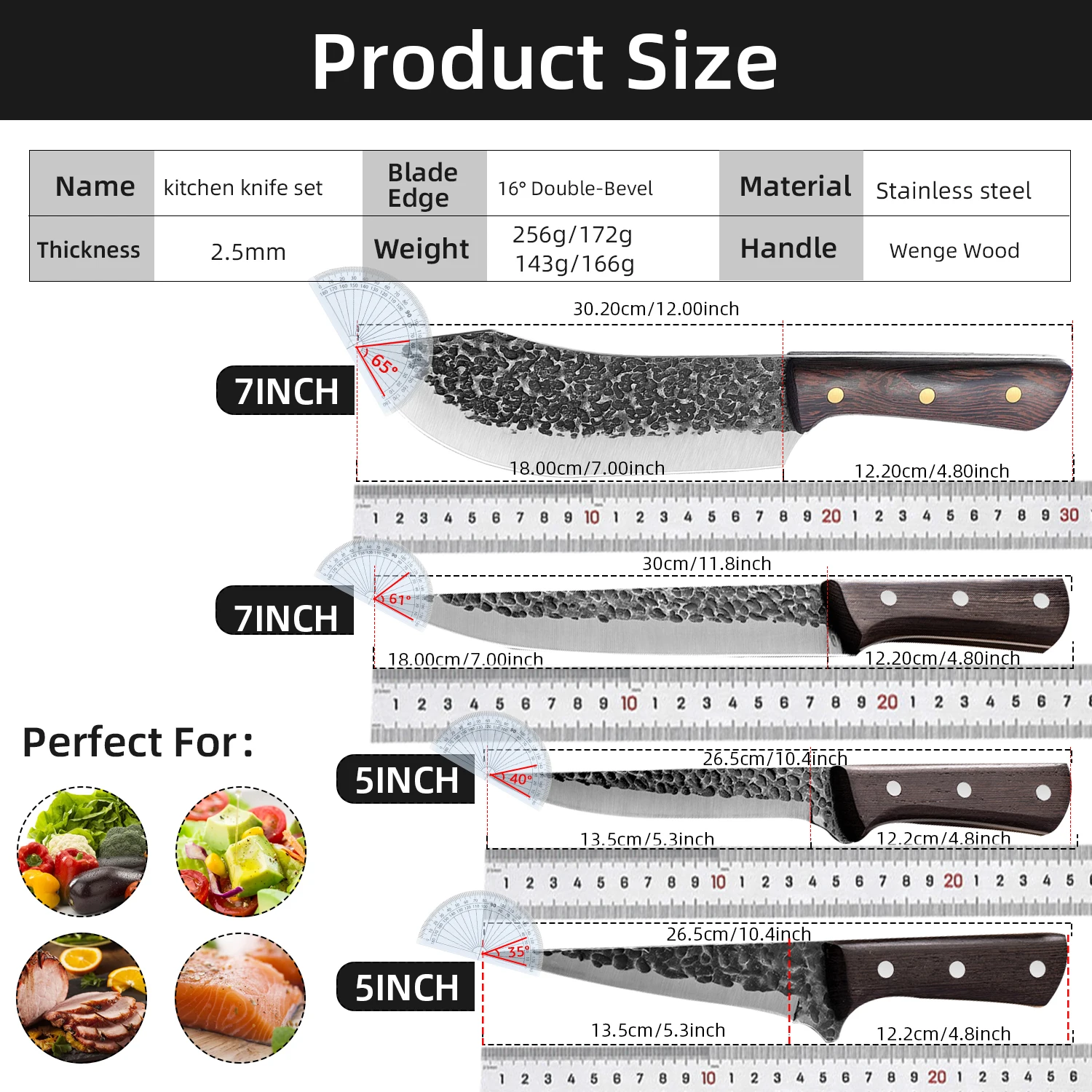 Кованые кухонные ножи ручной работы нож из нержавеющей стали для обвалки мясника