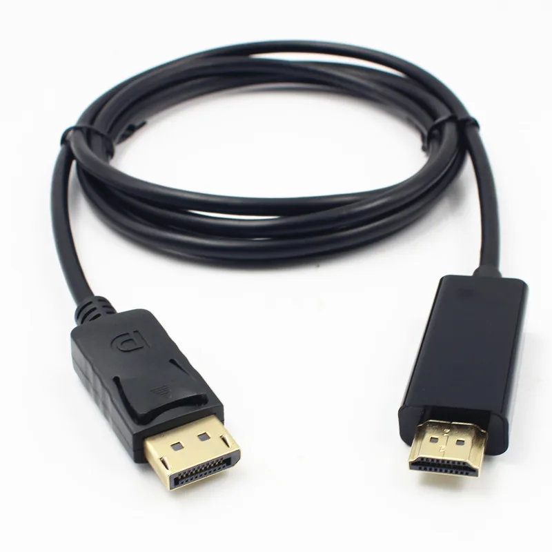 

1.8M DisplayPort To HDMI Cable 4K/HD HDMI Cable DP To HDMI 1080P/4K 60hz Converter for Connecting Laptop To HDTVs Projectors