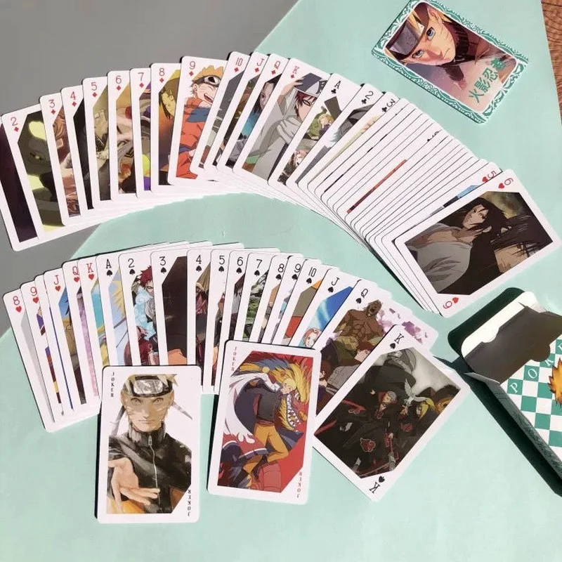 

Naruto Poker Card Anime Peripheral HD Collection Greeting Card Poster Bookmark Stickers Postcard Gift Box Gift