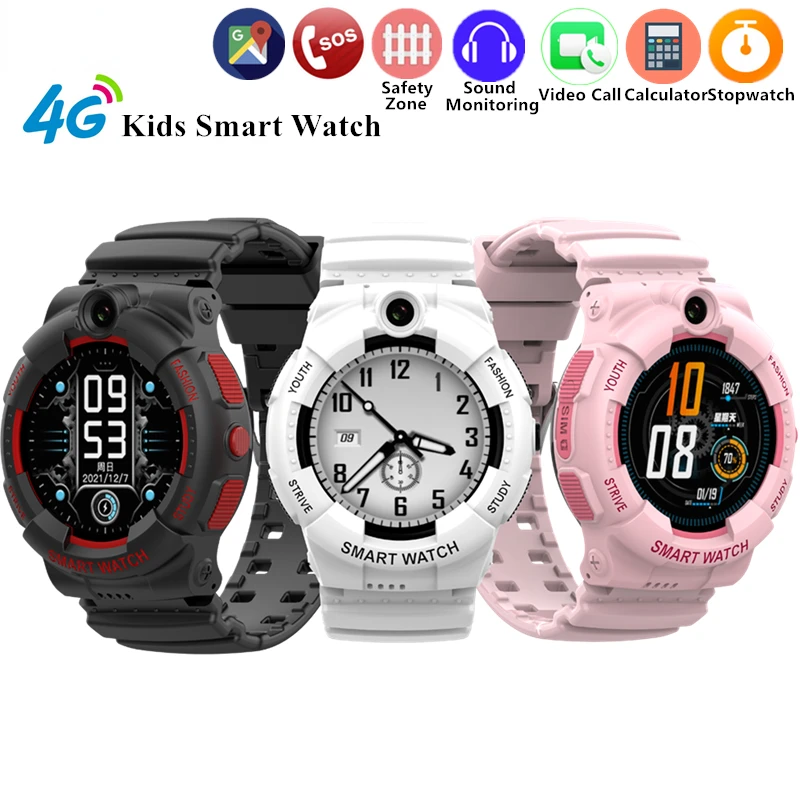 

Children Smart Watches For Boys Girls GPS LBS Wifi Location Pedometer SOS Call Video Call Tracking Baby 4G SIM Phone Watch Y01