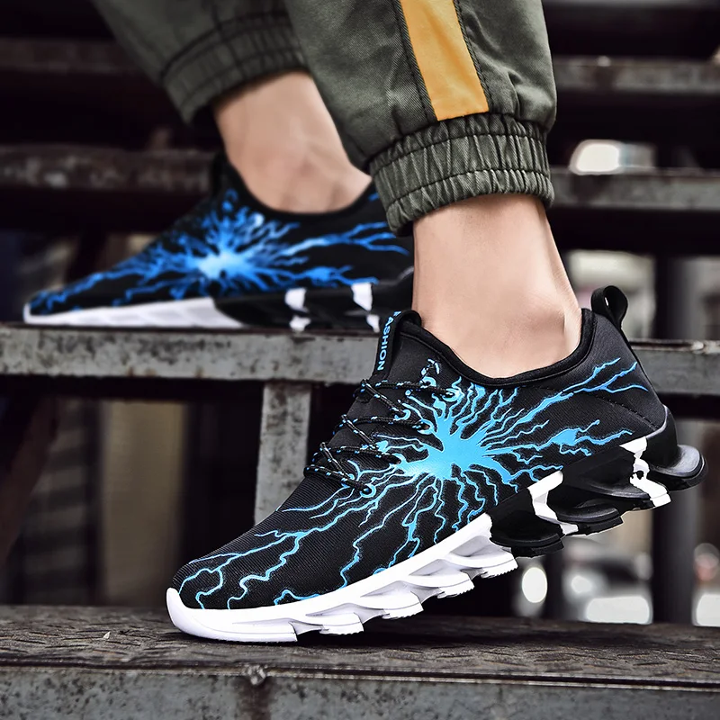 Men Women Sneakers Fashion Walking Shoes Mixed Color Casual Sneakers Athletic Trainer Footwear Size 36-46